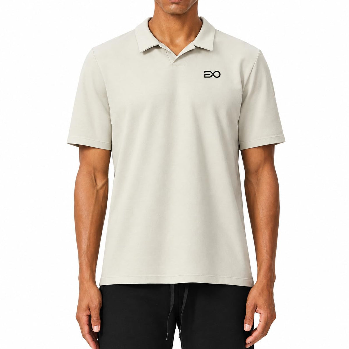 ELIV8 Men's Activ Cotton Blend Polo Jersey Shirt