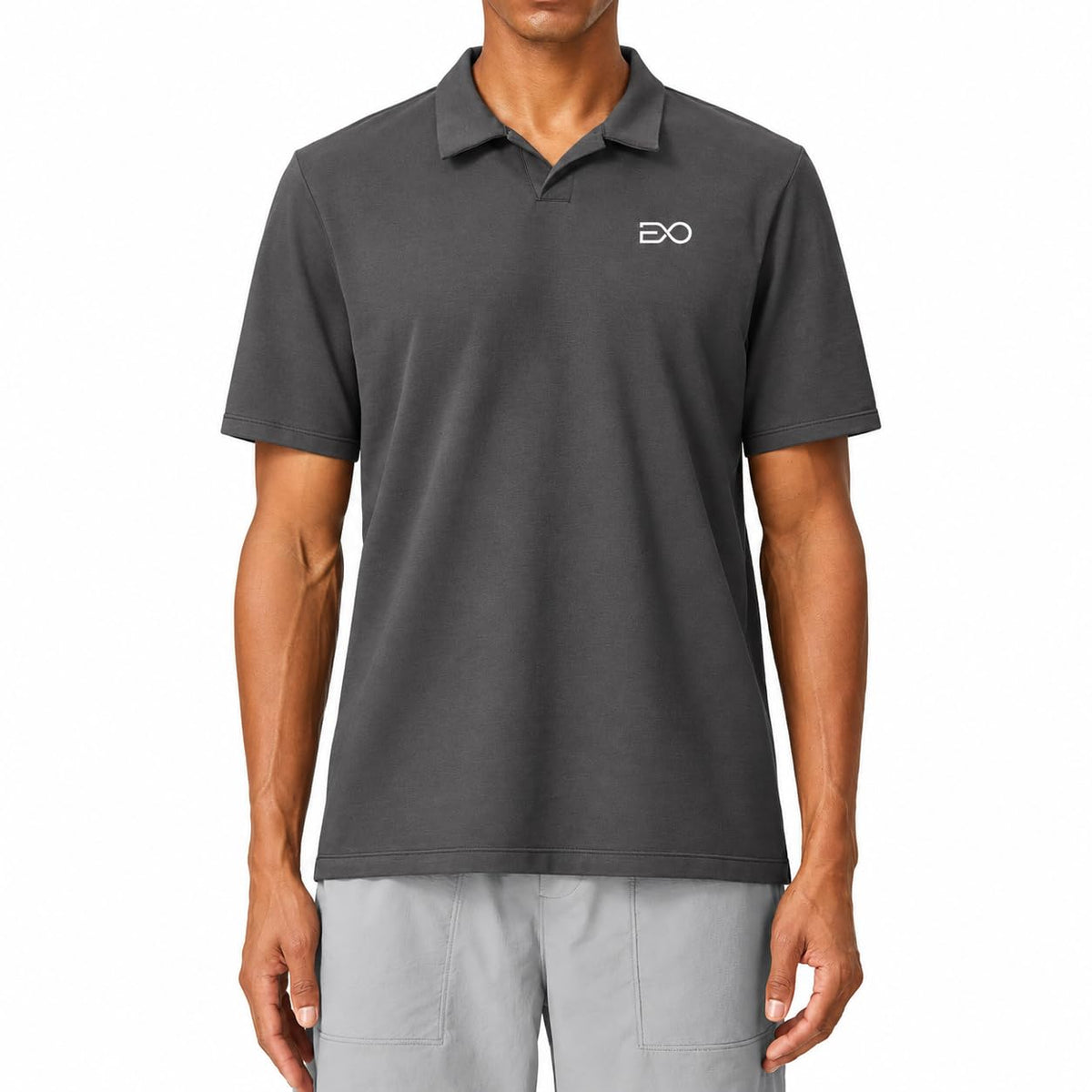 ELIV8 Men's Activ Cotton Blend Polo Jersey Shirt