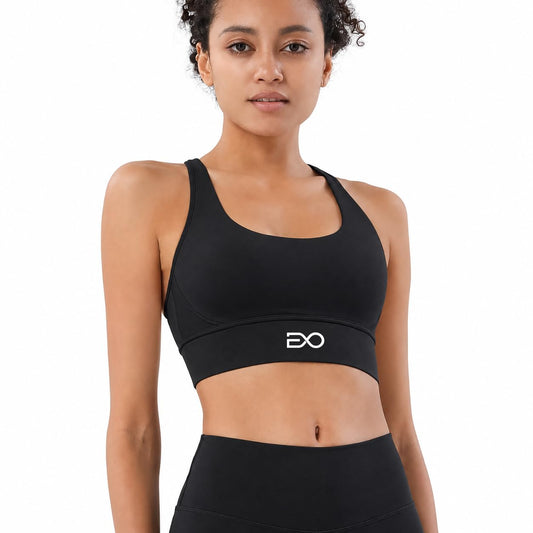 ELIV8 Women's Two-Piece Activewear Double Cross Back High-Waisted Yoga Set
